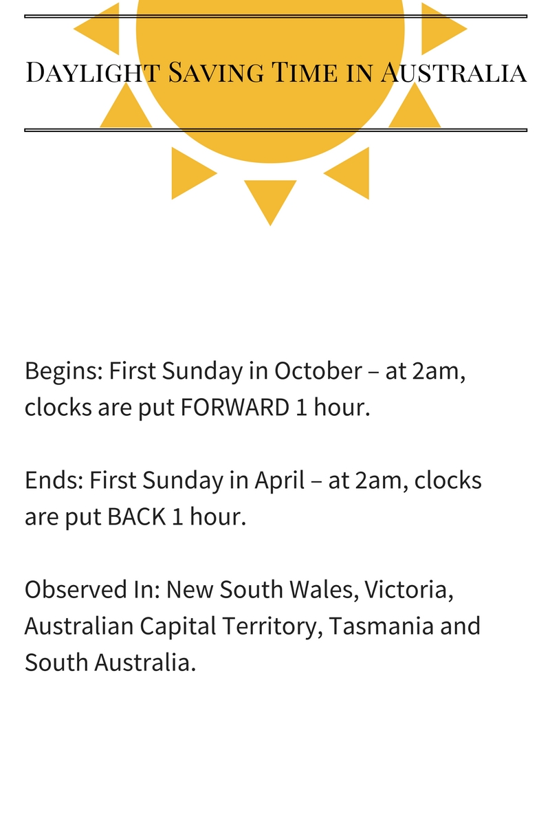 Daylight Savings in Australia Insider Guides
