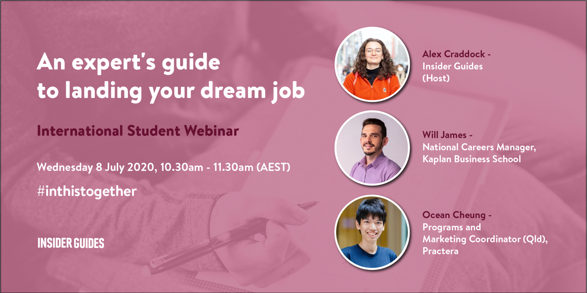 An expert's guide to landing your dream job - Student Webinar - Insider ...