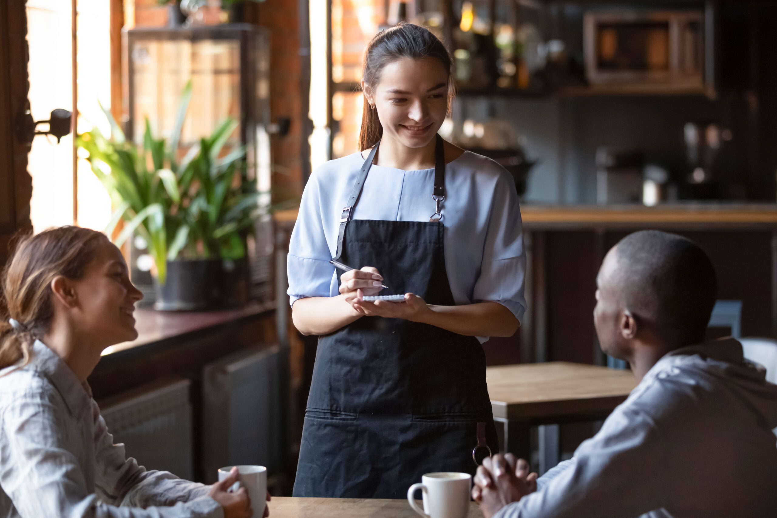 Ordering in cafe