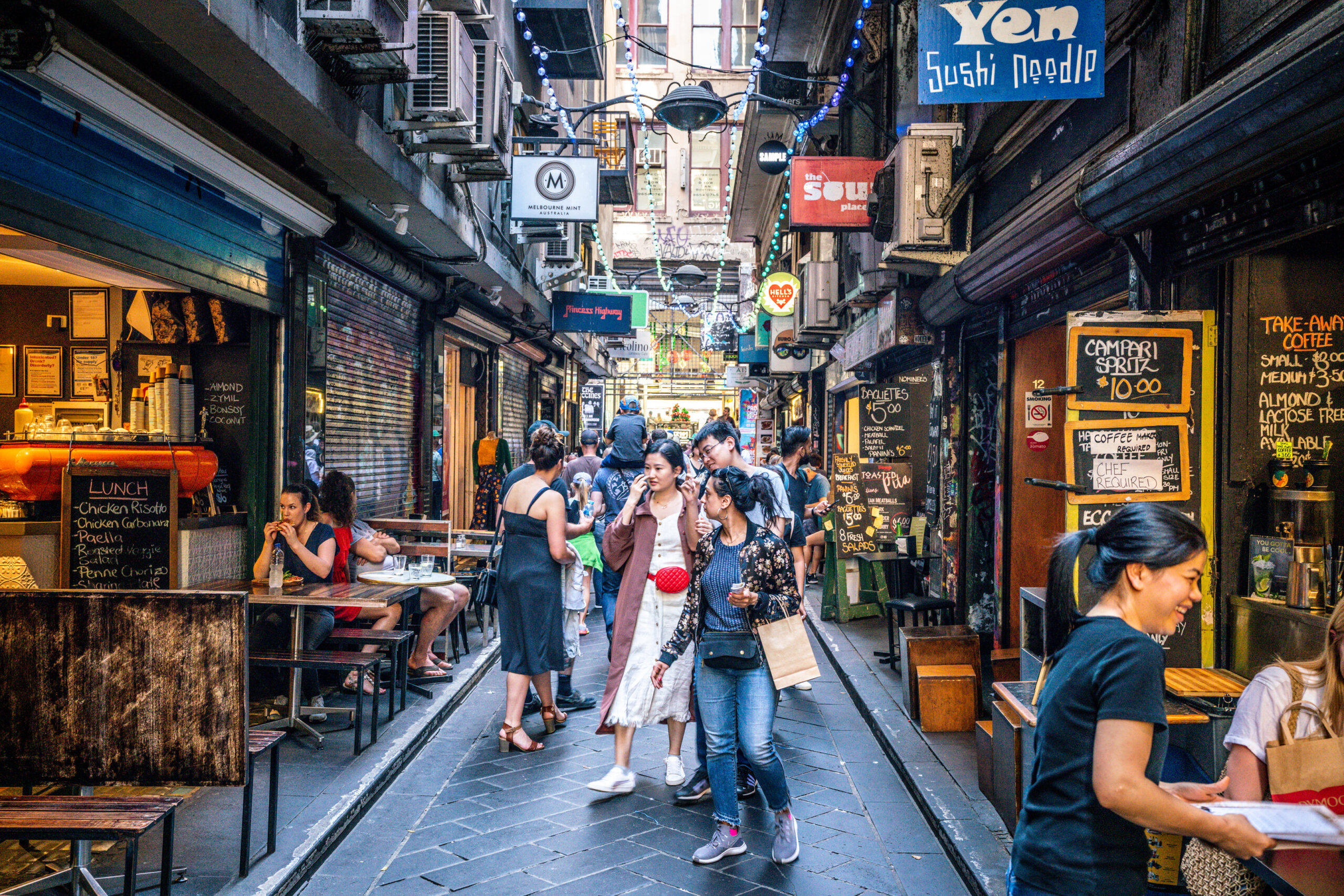 3rd,January,2019,,Melbourne,Australia:,Street,View,Of,Centre,Place